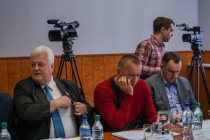 Депутаты Думы Арзамаса Игорь Плотичкин, Андрей Горшков и Дмитрий Климачев (слева направо)