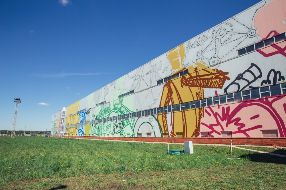 Презентация самого большого граффити в мире пройдет в Выксе Нижегородской области 16 июня
