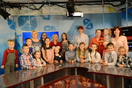 Подопечные БФ Олега Кондрашова побывали с экскурсией на нижегородской телекомпании Волга