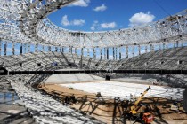 Специалисты планируют приступить к посеву травы на футбольном поле нижегородского стадиона к ЧМ-2018 в июле