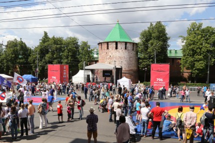 Праздничные мероприятия в рамках празднования Дня города в Нижнем Новгороде