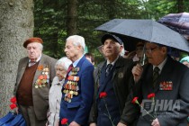 Траурный митинг, посвященный Дню памяти и скорби на кладбище Марьина роща