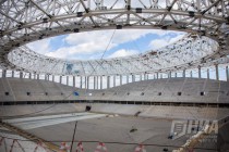 Чаша строящегося Стадиона Нижний Новгород