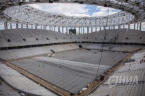 Чаша строящегося Стадиона Нижний Новгород