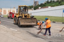 Уборка дорожного полотна после ДТП