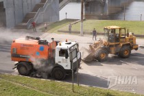 Уборка дорожного полотна после ДТП