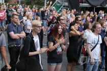 Музыкальный фестиваль Рок чистой воды на площади Минина и Пожарского в Нижнем Новгороде