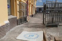 Главный ярмарочный дом Нижегородской ярмарки (со стороны ул. Совнаркомовской)