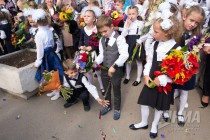 Торжественная линейка 1 сентября в нижегородской авторской академической школе №186