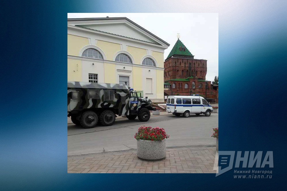 Экстренные службы полностью оцепили Нижегородский кремль 2 октября