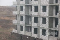 Вид на недостроенные здания