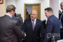 Уполномоченный по правам предпринимателей в Нижегородской области Павел Солодкий, депутат Думы Нижнего Новгорода Роман Буланов