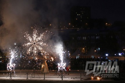 Празднование Масленицы в Нижнем Новгороде