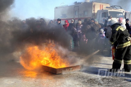 Поисково-спасательный флешмоб в Нижнем Новгороде 11 марта 2018 года