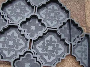 Резиновые формы для тротуарной плитки и садовых дорожек купить