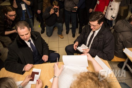 Выборы президента России проходят в Нижнем Новгороде 18 марта 2018 года