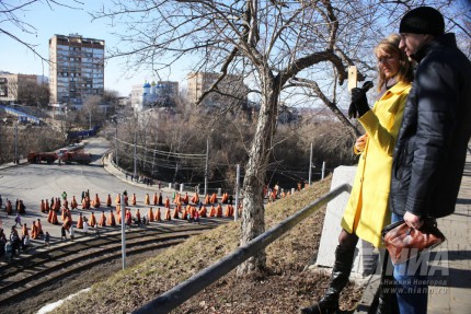 Пасхальный крестный ход в Нижнем Новгороде