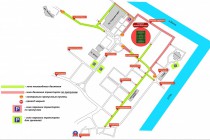 Горадминистрация напоминает об изменении движения транспорта у Стадиона Нижний Новгород 15 апреля