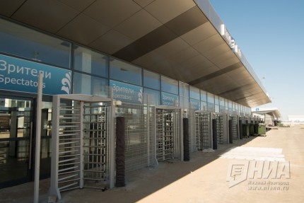 Пресс-тур для журналистов перед тестовым матчем на стадионе Нижний Новгород