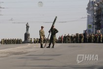 Первая репетиция парада в честь 73-летия Победы