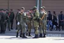 Первая репетиция парада в честь 73-летия Победы