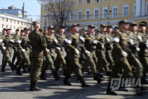 Первая репетиция парада в честь 73-летия Победы