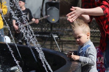 Запуск центрального фонтана Нижнего Новгорода