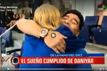 Диего Марадона опубликовал видео со встречей с воспитанником нижегородского Олимпийца Данияром Ахметжановым