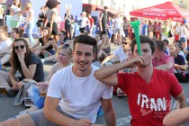 Фан-фест в Нижнем Новгороде во время матча Россия - Уругвай