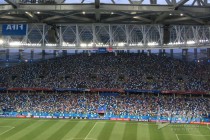 Матч 1/8 финала ЧМ между Данией и Хорватией стартовал в Нижнем Новгороде 1 июля