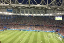 Менее 41 тысячи человек пришли на матч 1/8 финала ЧМ в Нижнем Новгороде