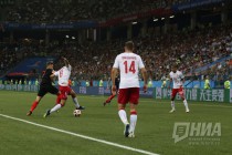 Матч Хорватия - Дания на Стадионе Нижний Новгород