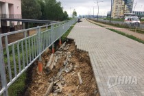 Мэр Нижнего Новгорода назвал ошибку проектантов предварительной причиной размыва брусчатки на набережных