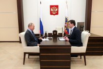 Президент РФ Владимир Путин встретился с главой Нижегородской области Глебом Никитиным