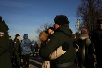 Отправка нижегородских призывников в Президентский и Семеновский полки