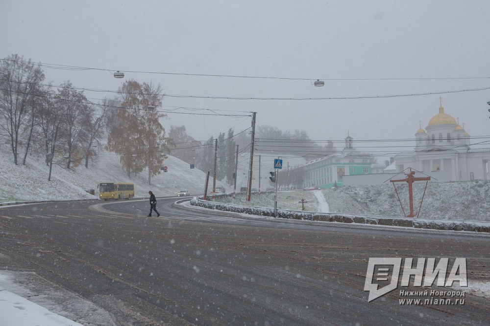 Сильный снегопад ожидается в Нижегородской области в ближайшие часы