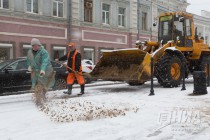 Снежный фронт снова в Нижнем Новгороде