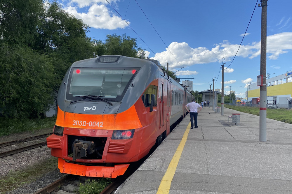 Первая городская электричка совершила тестовую поездку в Нижнем Новгороде