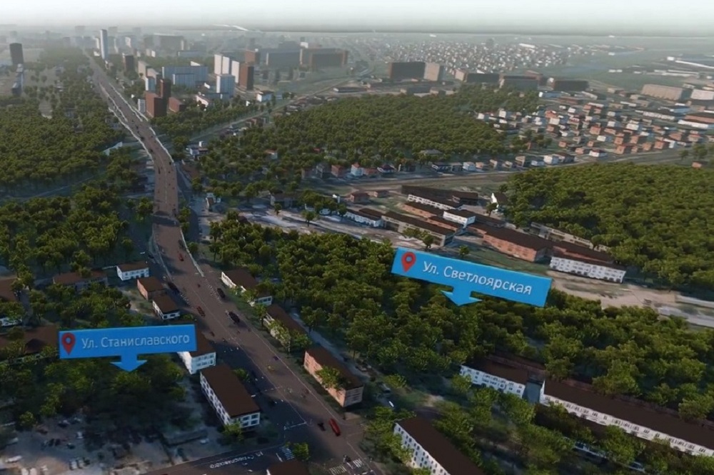 Строительство развязки на Циолковского: движение транспорта не перекроют до сентября