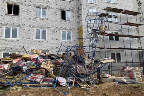 Дело возбудили после обрушения строительных лесов в Нижнем Новгороде