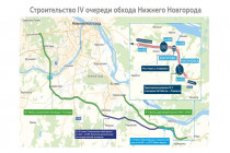 Строительство первых двух этапов IV очереди Южного обхода Нижнего Новгорода оценивается в 4,1 млрд рублей