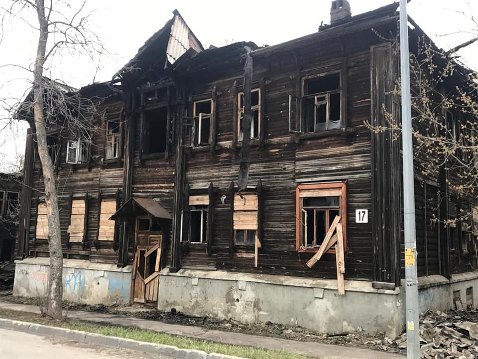 Три горевших деревянных дома по ул.Шевченко-М.Ямская законсервируют и отреставрируют 