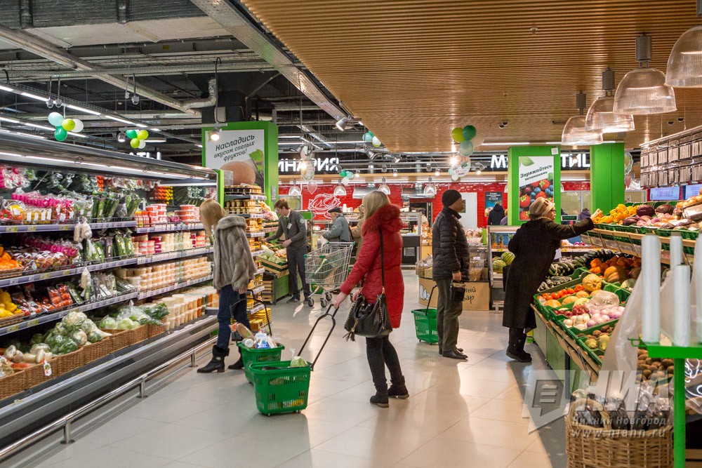 Ситуация на нижегородских продовольственных рынках более спокойная, чем в других регионах, - ЦБ РФ