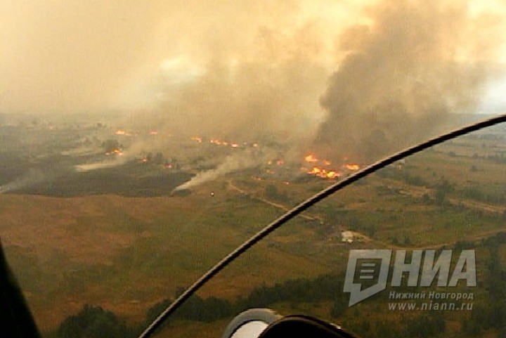 МЧС назвало неблагоприятные по пожарам травы районы Нижегородской области
