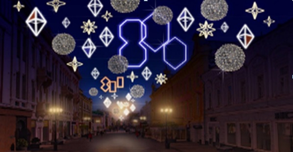 Праздничную иллюминацию к 800-летию установят в Нижнем Новгороде на этой неделе