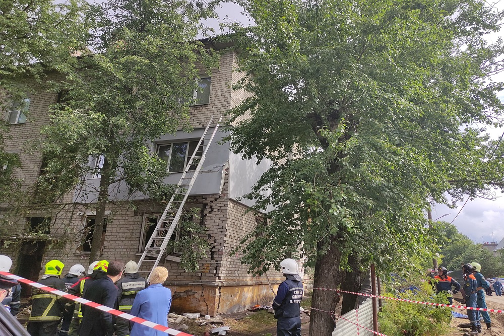 Пострадавший от взрыва газа подъезд дома на ул. Светлоярской в Нижнем Новгороде отстроят заново