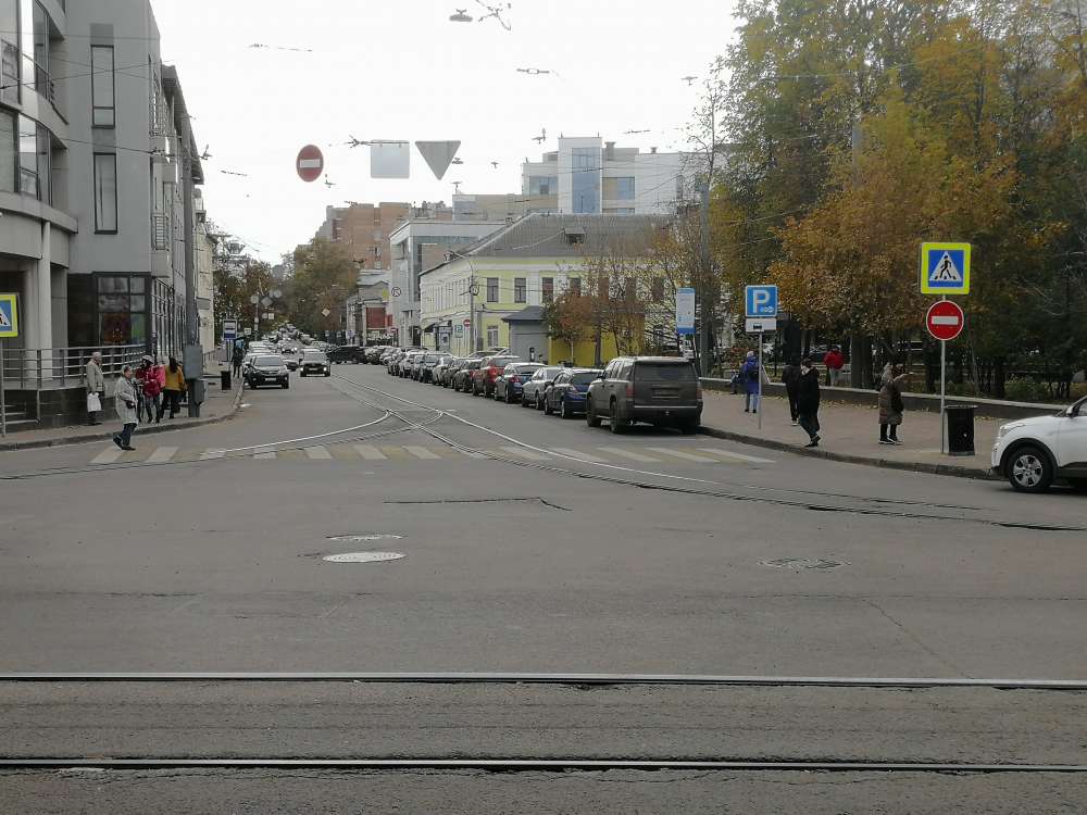 Одностороннее движение введено на участке ул. Ошарской