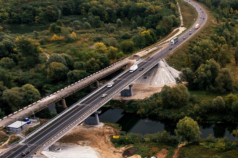 Мост через Кудьму на трассе М-7