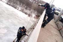 Сотрудники ГО и ЧС Нижнего Новгорода спасли мужчину, пытавшегося спрыгнуть с Канавинского моста