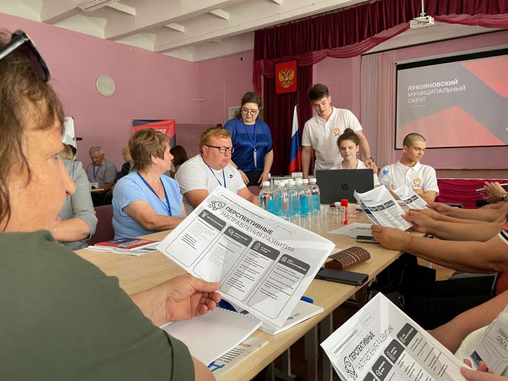 Эксперты обсудили перспективы Лукояновского района на стратегической сессии